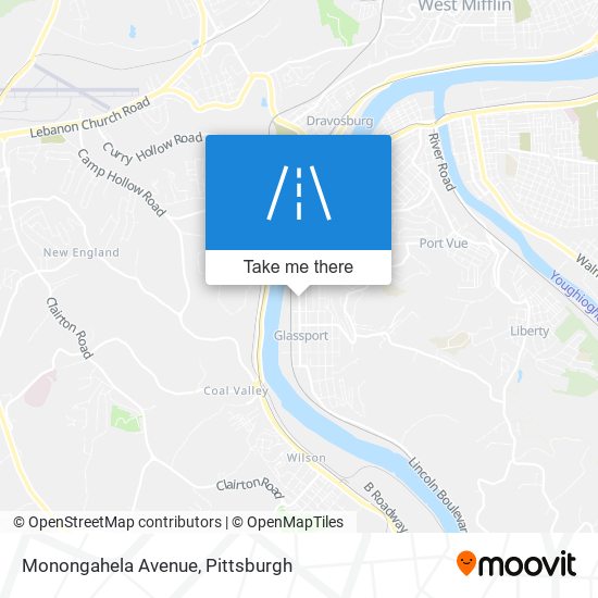 Monongahela Avenue map