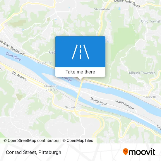 Conrad Street map