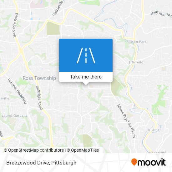 Breezewood Drive map