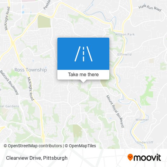 Clearview Drive map