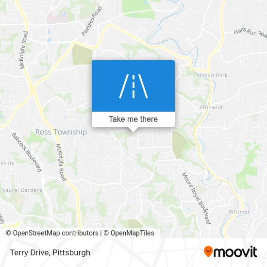 Terry Drive map