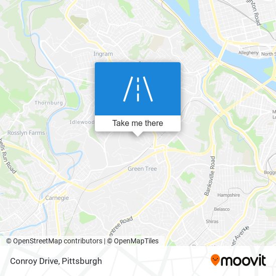 Mapa de Conroy Drive