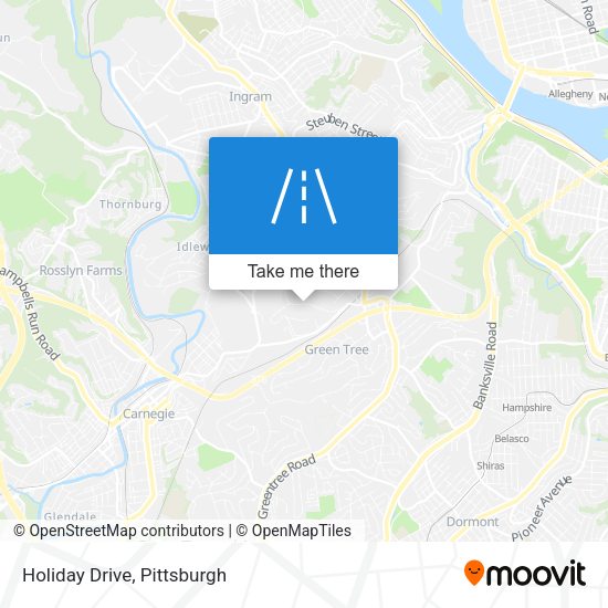 Mapa de Holiday Drive