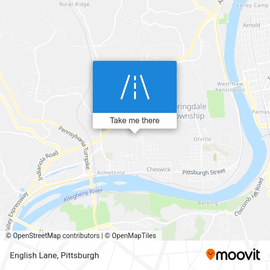 Mapa de English Lane
