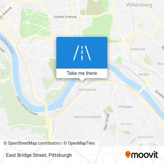 East Bridge Street map