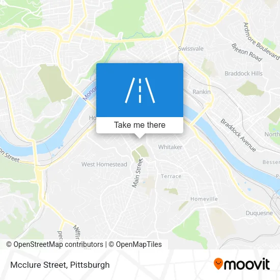 Mcclure Street map