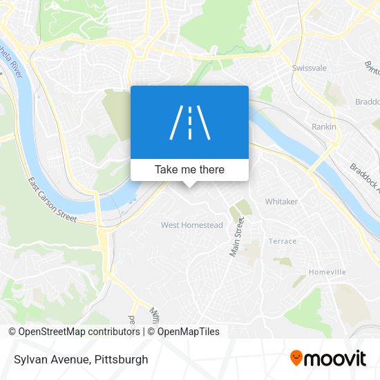 Mapa de Sylvan Avenue