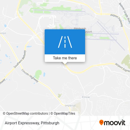 Airport Expressway map