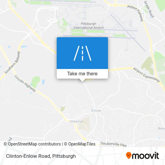 Clinton-Enlow Road map