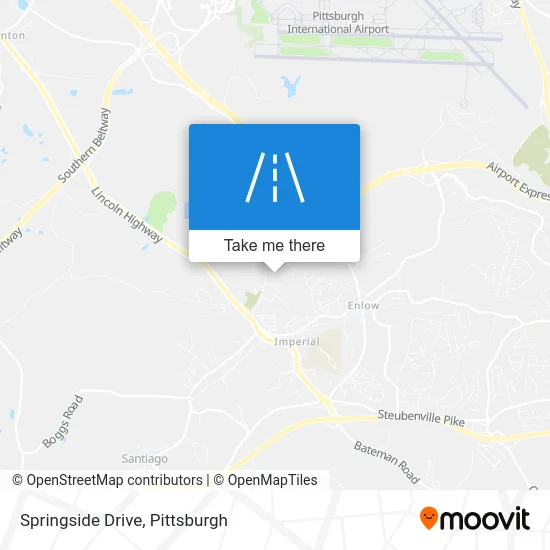 Springside Drive map