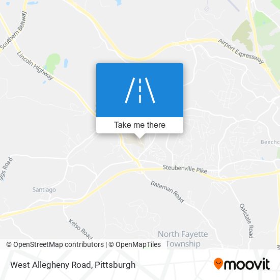 Mapa de West Allegheny Road