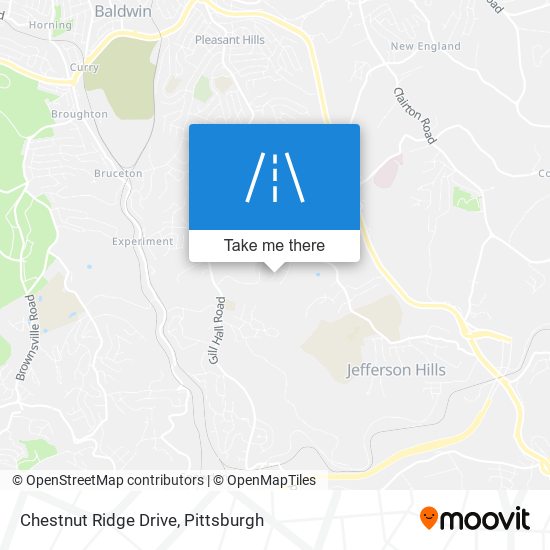 Mapa de Chestnut Ridge Drive