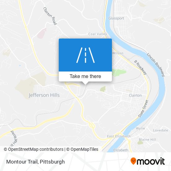 Mapa de Montour Trail