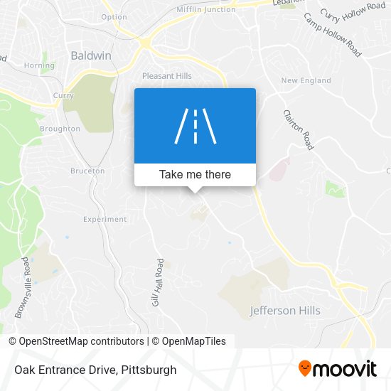 Mapa de Oak Entrance Drive