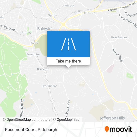 Mapa de Rosemont Court