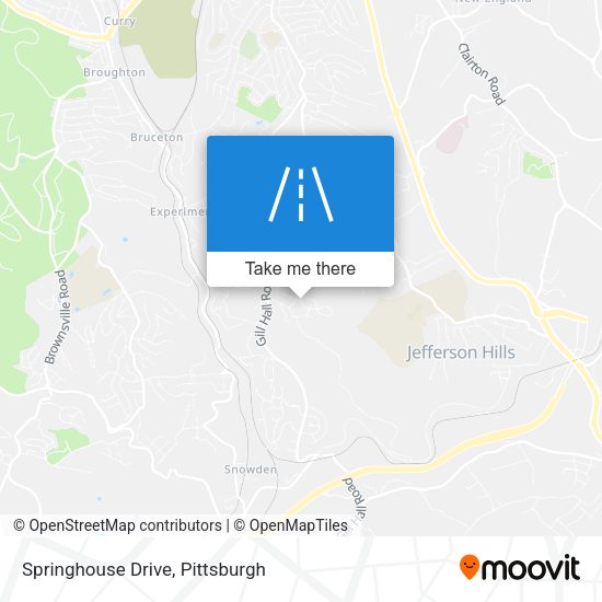 Mapa de Springhouse Drive