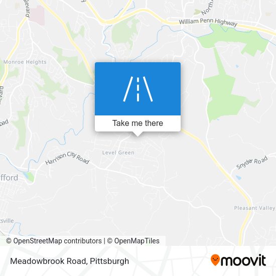 Meadowbrook Road map