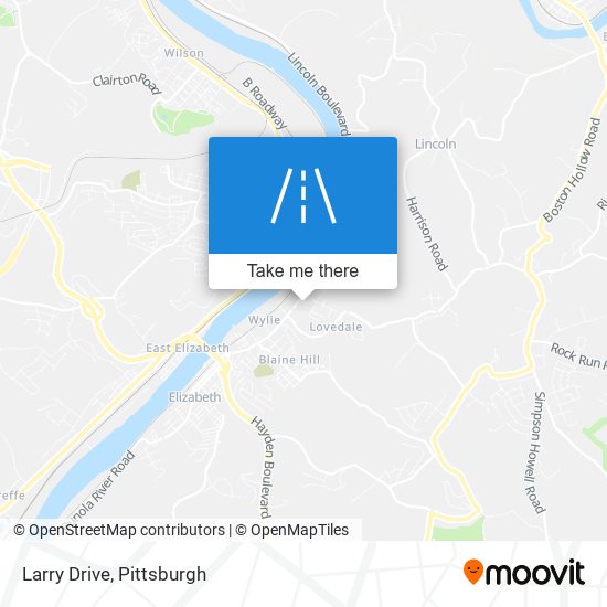 Larry Drive map