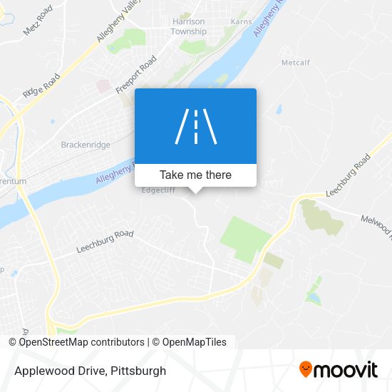 Mapa de Applewood Drive