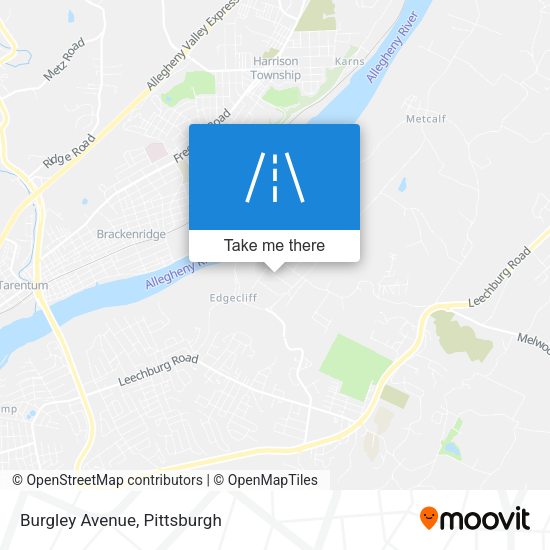 Mapa de Burgley Avenue