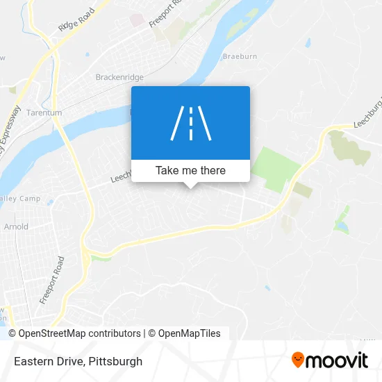 Eastern Drive map