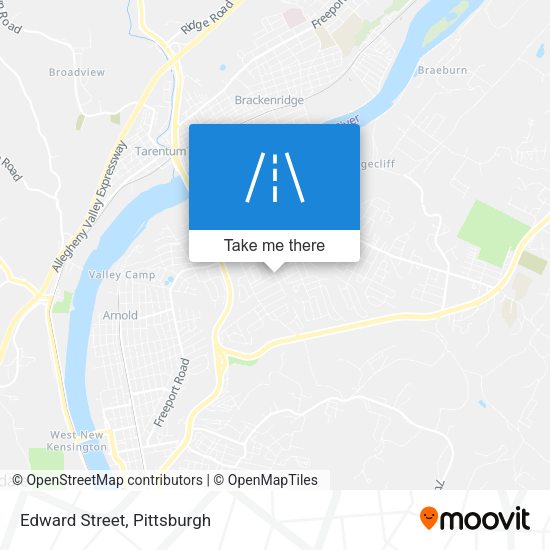 Mapa de Edward Street