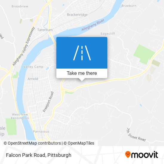 Mapa de Falcon Park Road