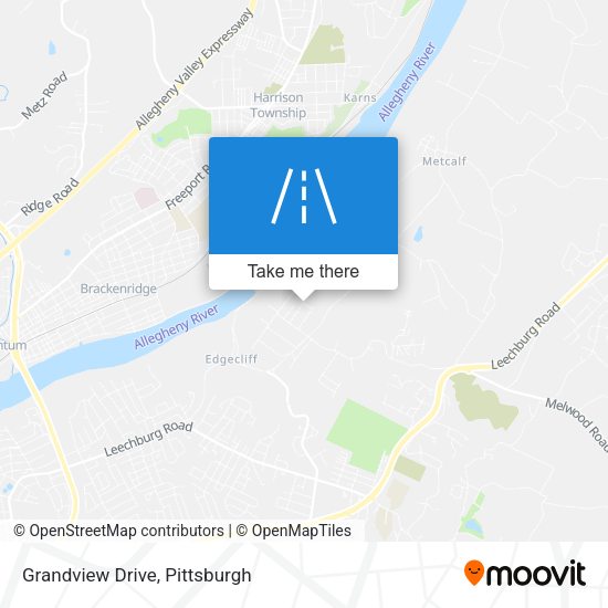 Mapa de Grandview Drive
