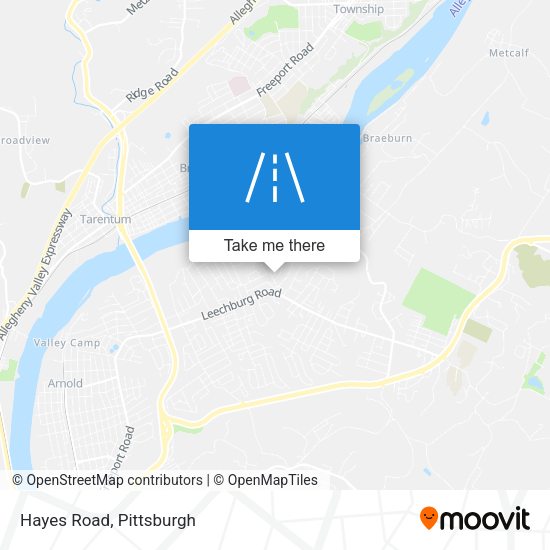 Mapa de Hayes Road