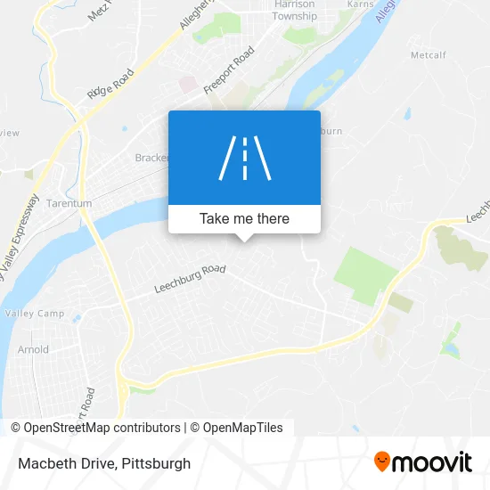 Macbeth Drive map