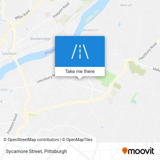 Sycamore Street map