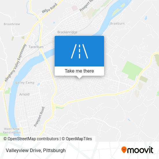 Valleyview Drive map