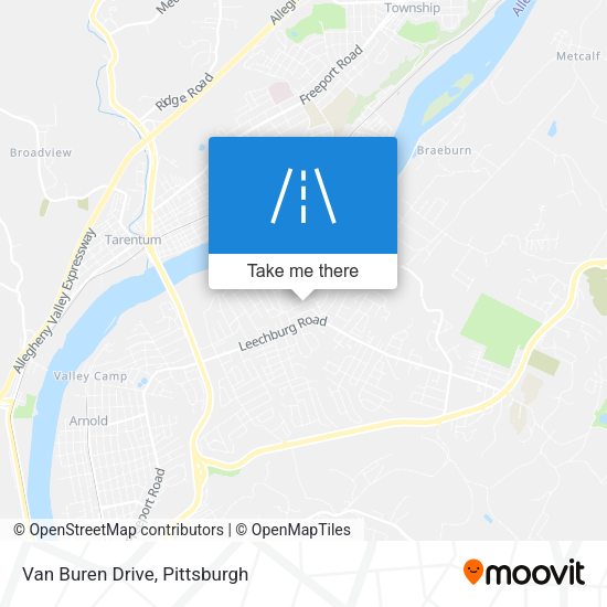 Mapa de Van Buren Drive