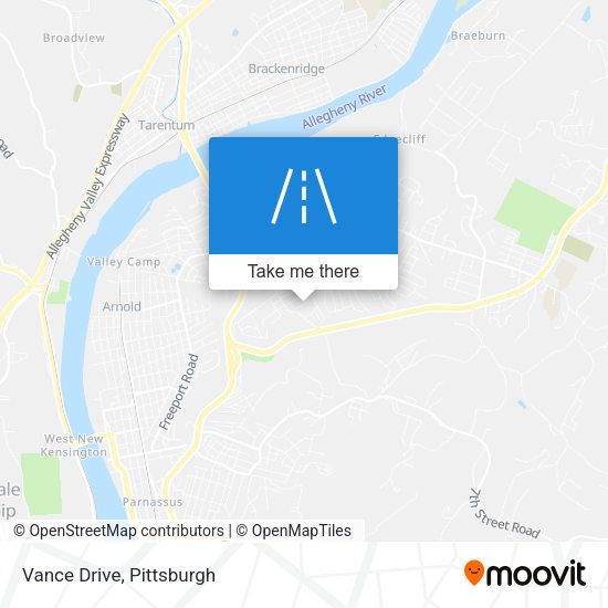 Mapa de Vance Drive