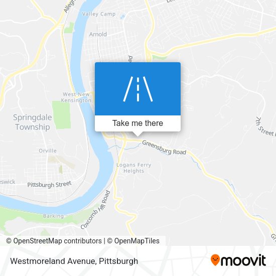 Westmoreland Avenue map