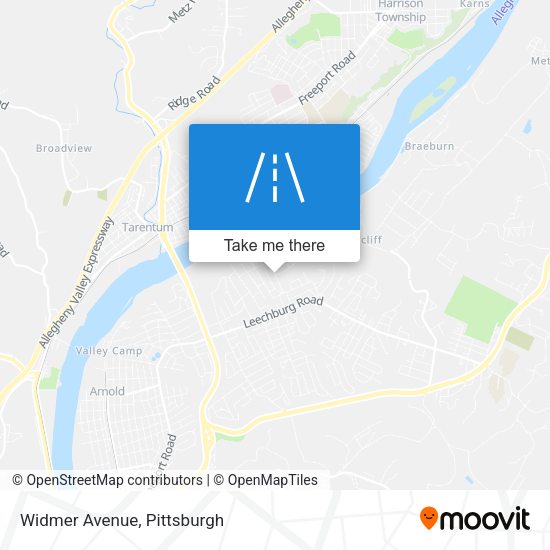 Mapa de Widmer Avenue