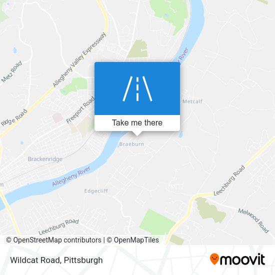 Mapa de Wildcat Road
