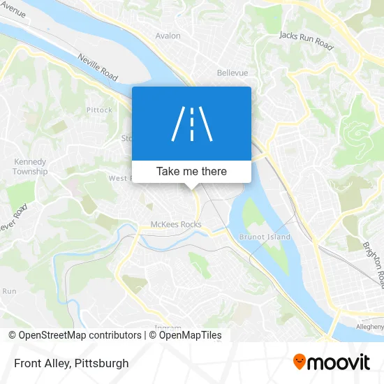 Front Alley map