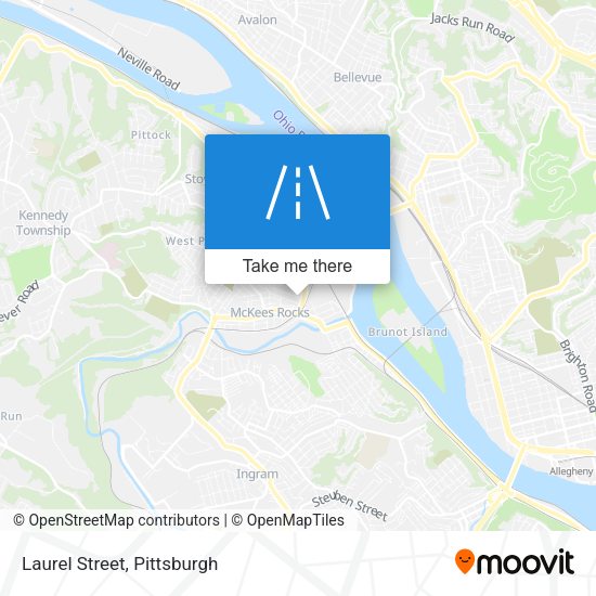 Mapa de Laurel Street