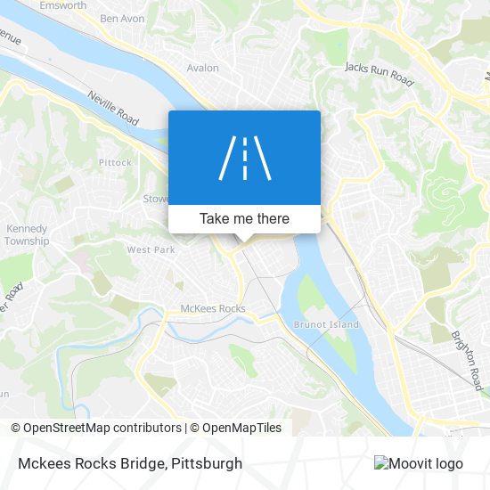 Mckees Rocks Bridge map