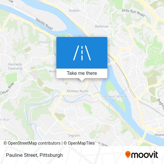 Mapa de Pauline Street
