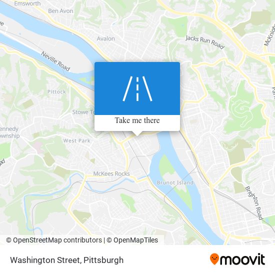 Mapa de Washington Street