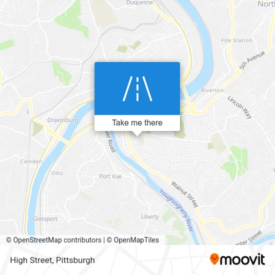 High Street map