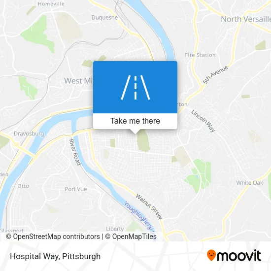 Hospital Way map