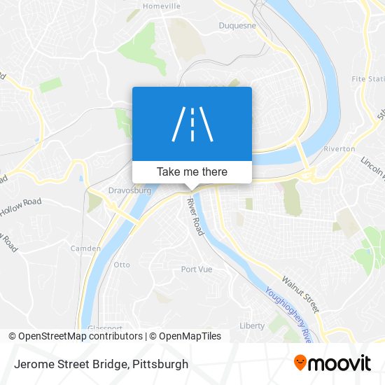 Mapa de Jerome Street Bridge