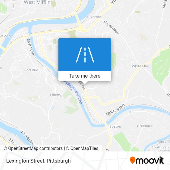 Lexington Street map