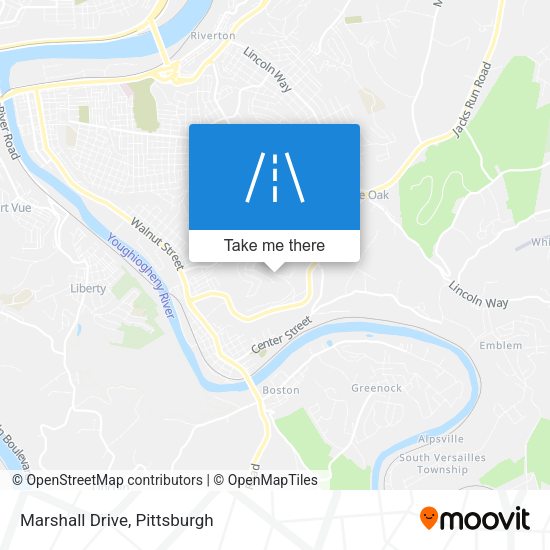 Mapa de Marshall Drive