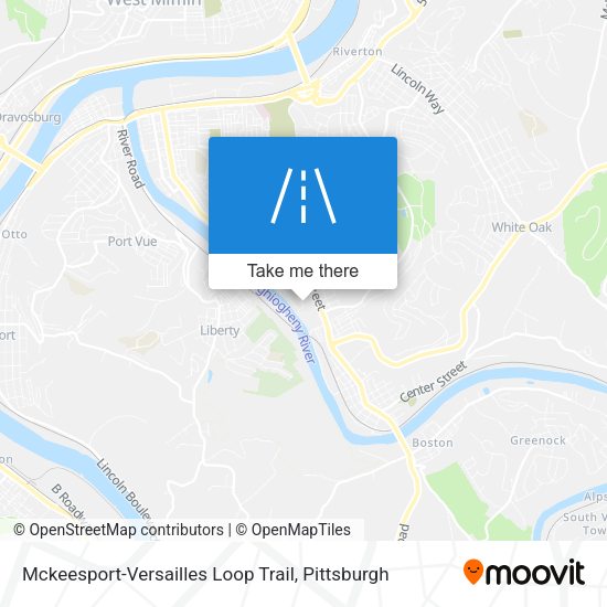 Mapa de Mckeesport-Versailles Loop Trail