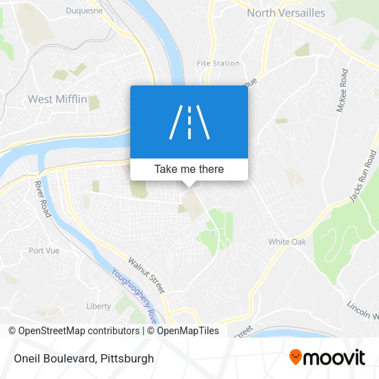 Oneil Boulevard map