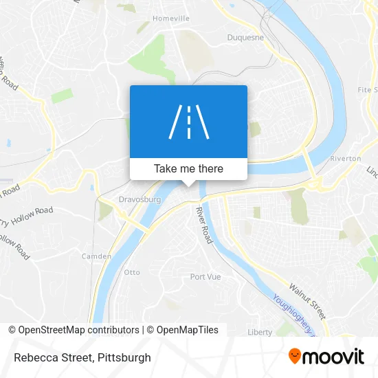 Rebecca Street map